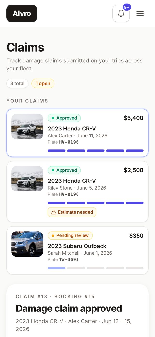 Alvro host damage claims